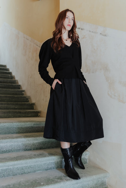 חולצת וואפל V