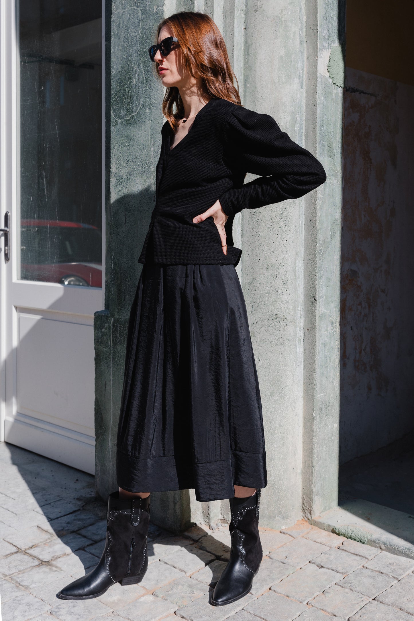 חולצת וואפל V