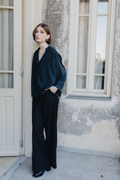 Viscose Trousers- Black