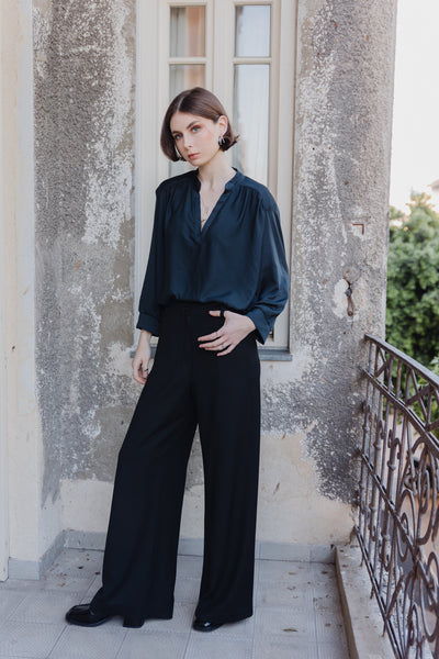 Viscose Trousers- Black