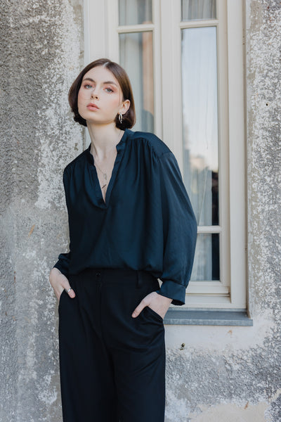Viscose Trousers- Black