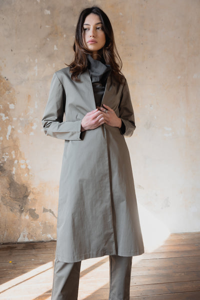King - Trench Coat - olive green