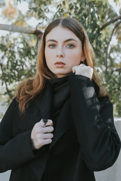 Fringes Jacket -Dark chocolate Brown