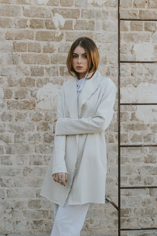 Fringes Jacket - Cream