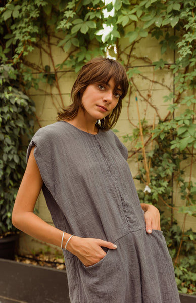 Wash Romper -light grey