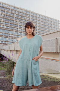 Wash Romper -light grey