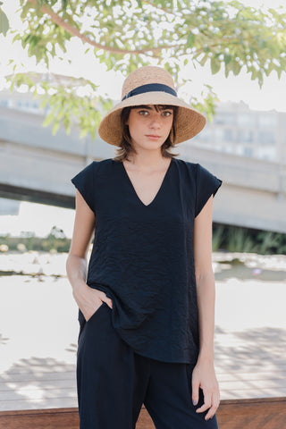 Triangles Top - Black