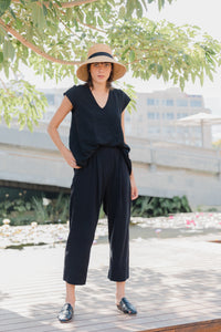 Gula Wide Fit Trousers - White