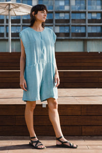 Wash Romper - dark grey