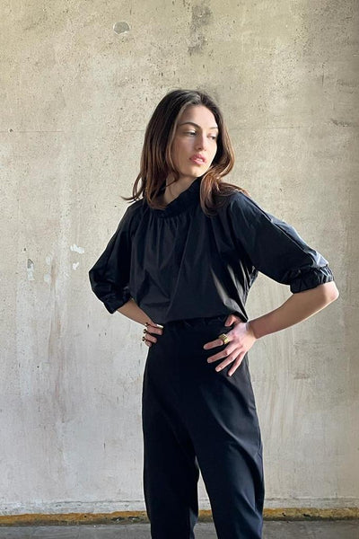High Rise Pants - Black