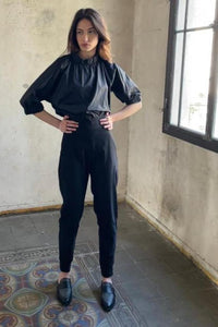 High Rise Pants - Black