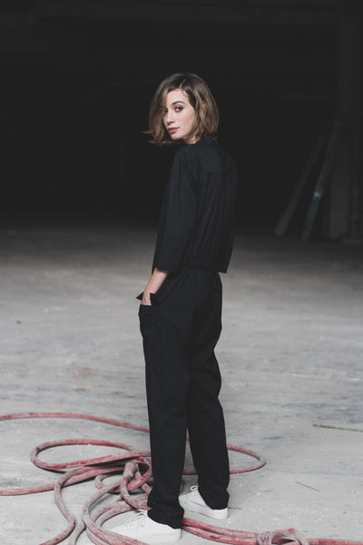 Pilot Jumpsuit - Black