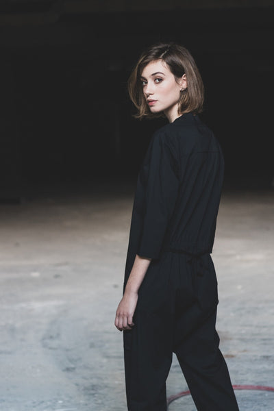 Pilot Jumpsuit - Black