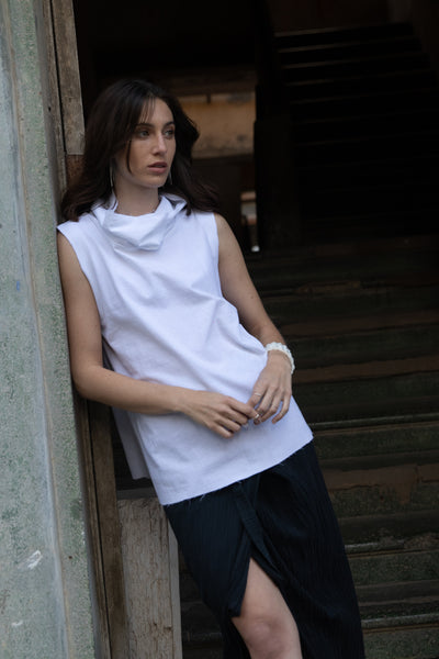 Fringe Tank - White