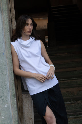 Fringe Tank - White