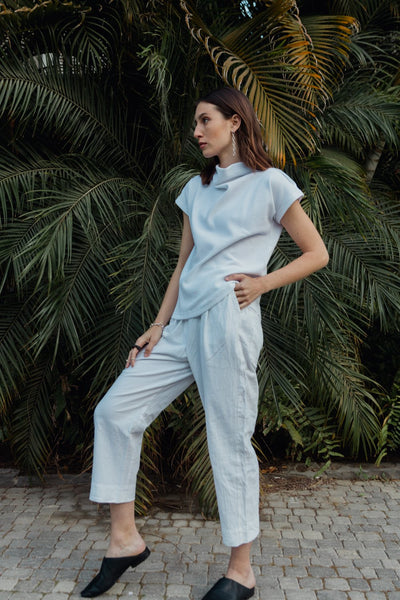 Gula Wide Fit Trousers - White